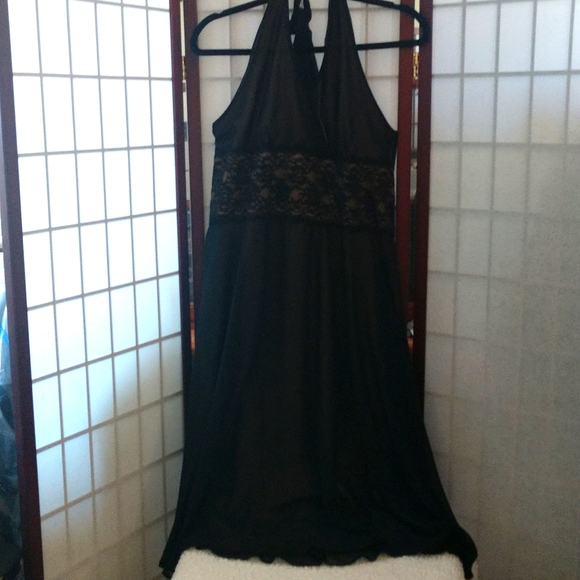 Connected Apparel Halter Dress Sz 16 - Picture 1 of 10